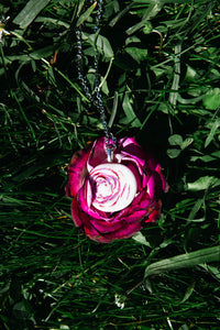 Collana in porcellana Rose