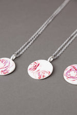 Load image into Gallery viewer, Rose porcelain necklace
